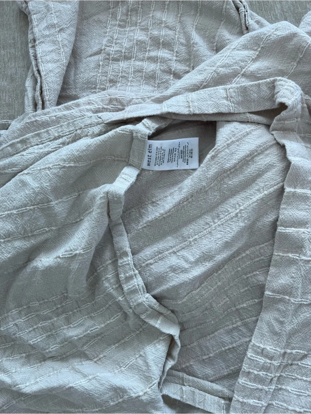 West Elm Duvet Cover, King/California King